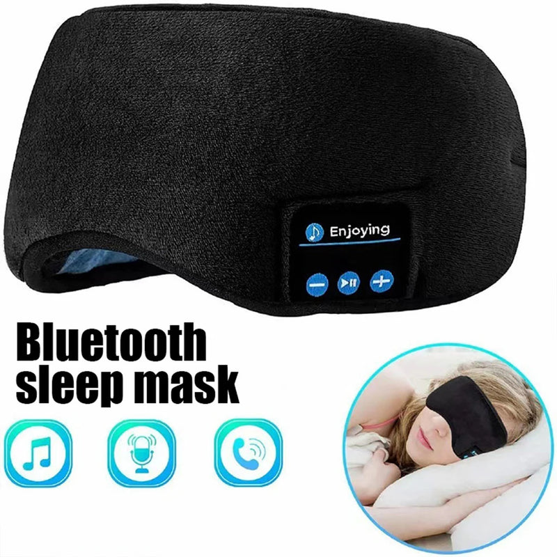 DreamWave – Máscara de Dormir com Som Estéreo Bluetooth