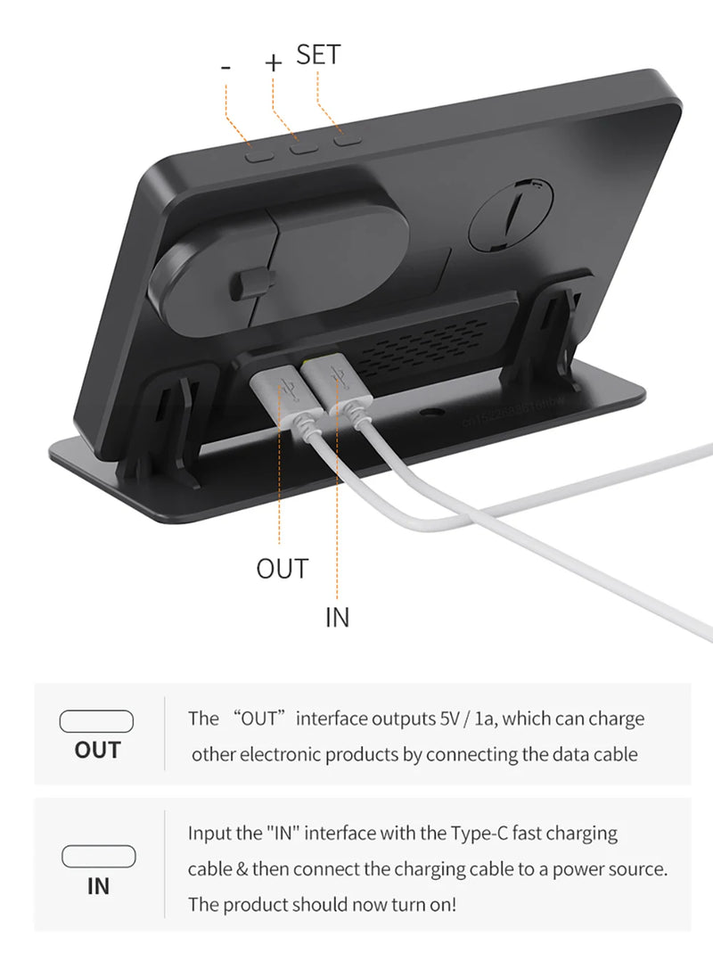 Olimpo PowerDock – Carregador Sem Fio 3 em 1